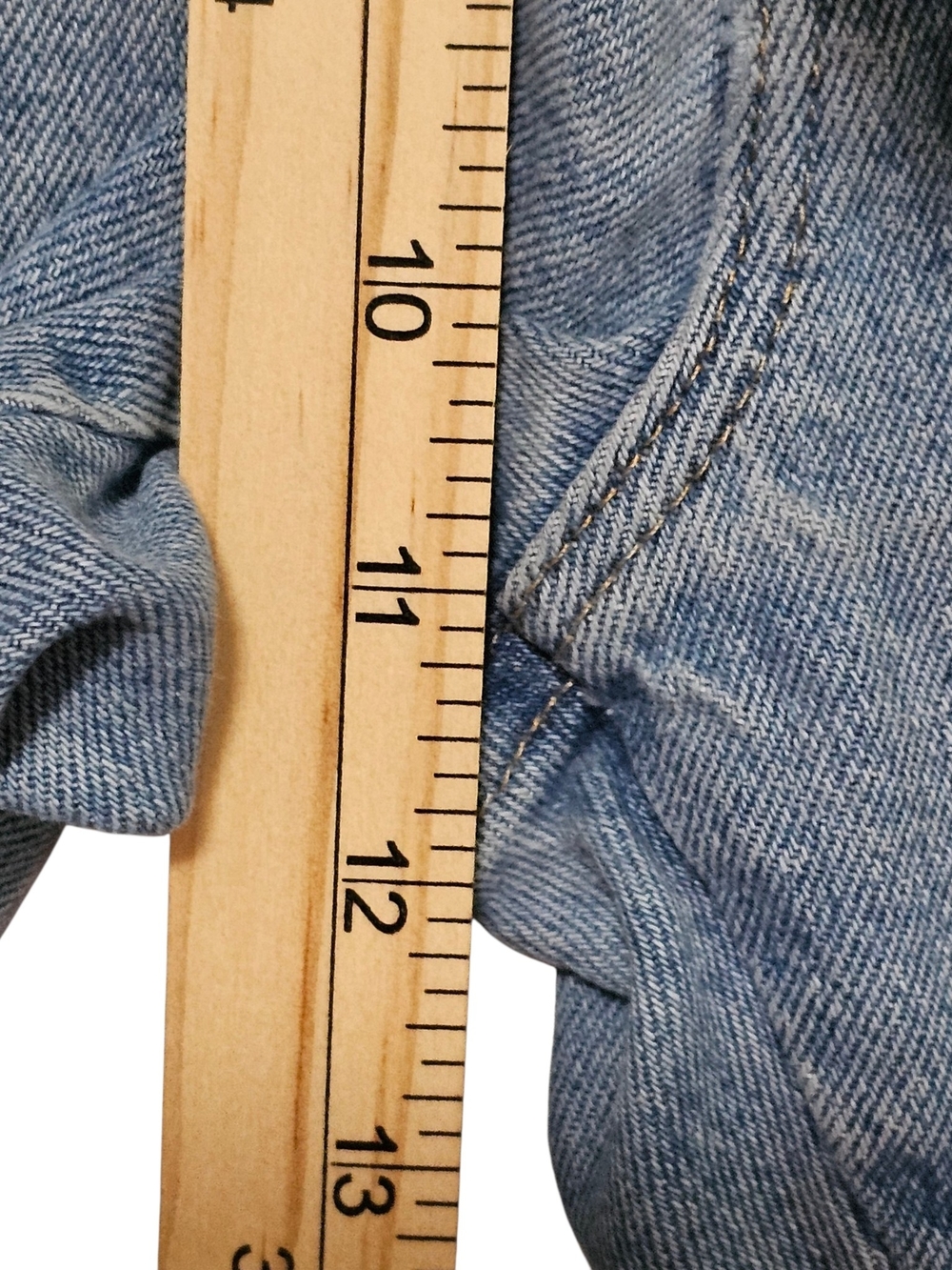 Wrangler WA783 Men Regular Straight Leg Jeans Blue Denim 36x28 Vtg 90s Western - Picture 11 of 14